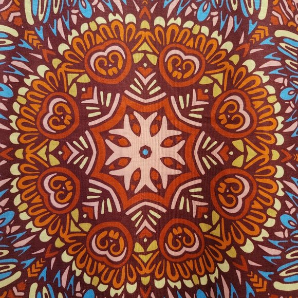 MANDALA SHORT SLEEVE COTTON TOP - LIKE NEW - Picture 3 of 4